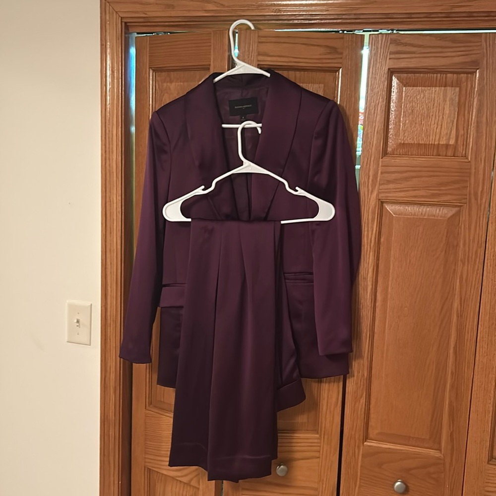 Purple Suit from Banana Republic
